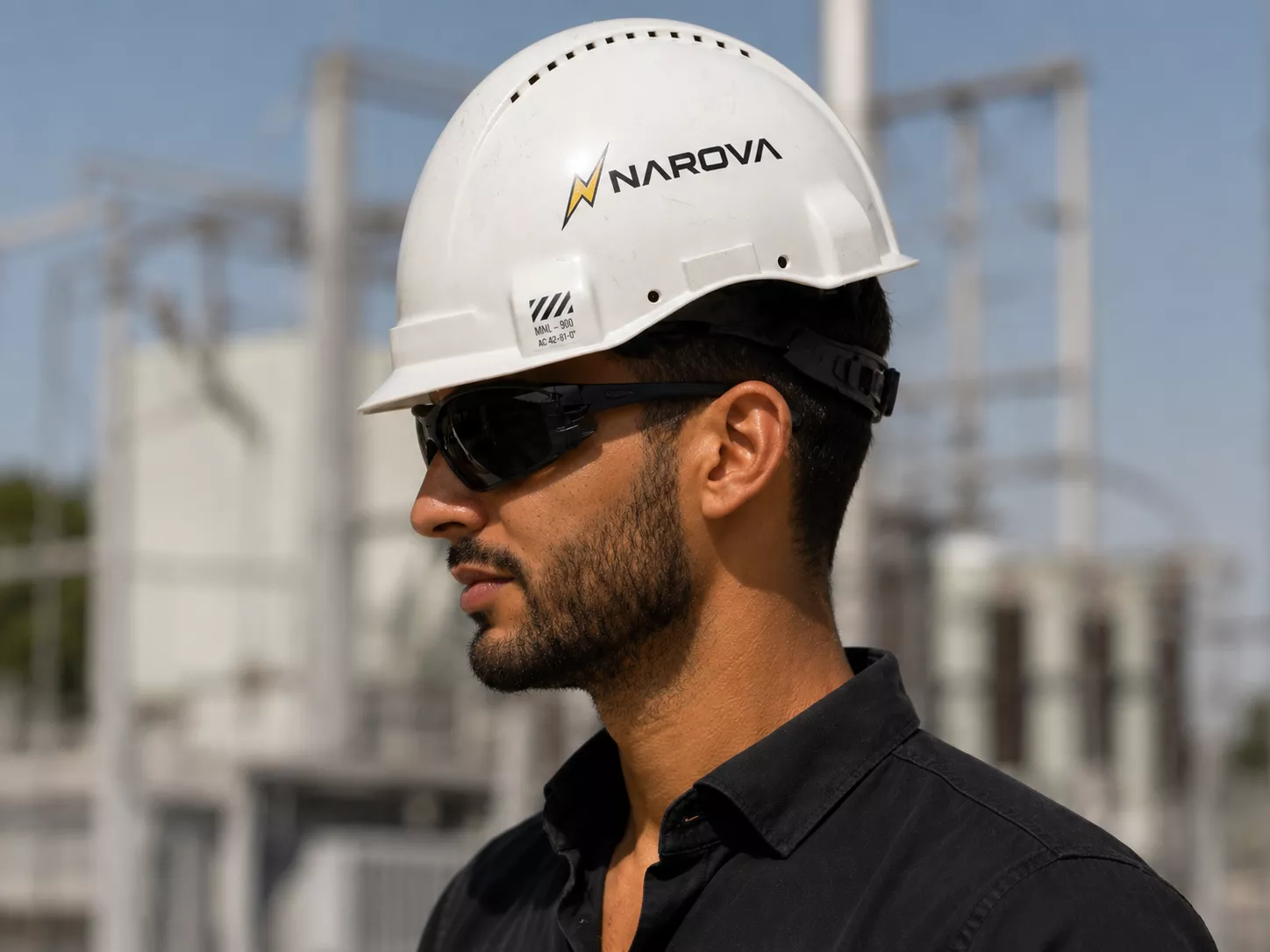 Techniciens NAROVA sur un chantier électrique